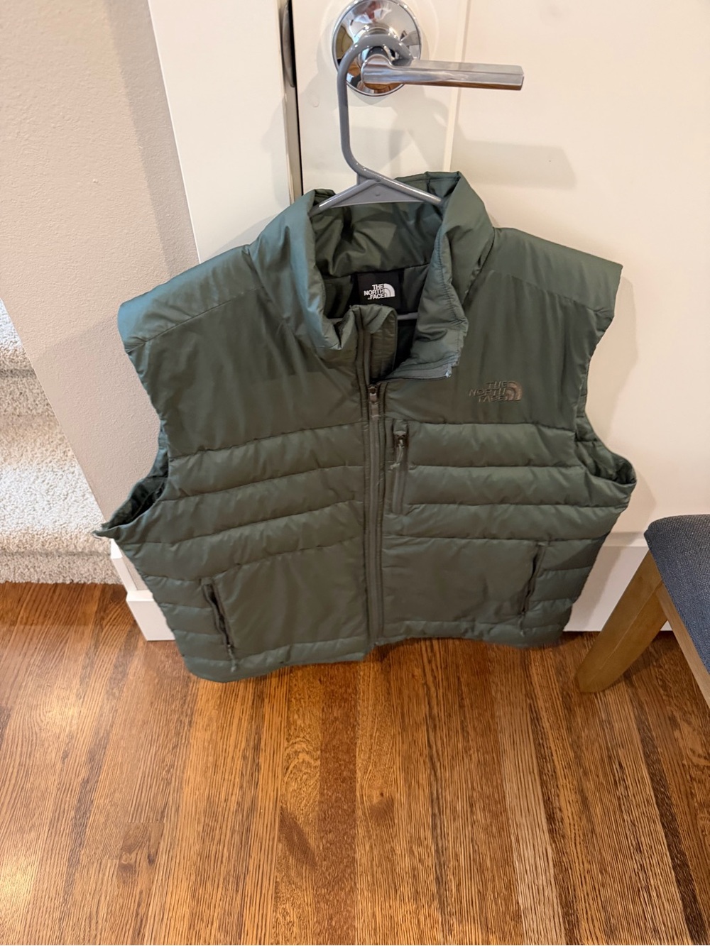 The North Face Dark Olive Green Puffer Jacket
